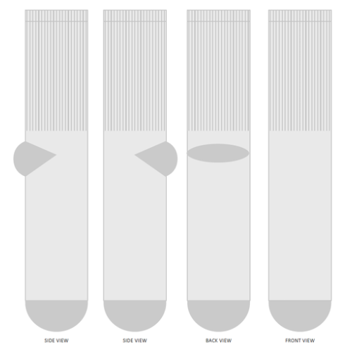 KS11 Chaussettes de sport publicitaires - Tissage jacquard model Kingly Tissage jacquard Kingly (Couleurs max : N/A, Surface max : N/A) - Chaussettes