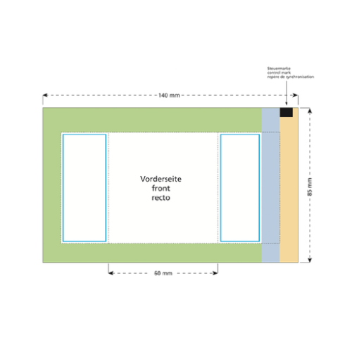 110411101 Sachet personnalisable d'oursons en gommes de fruits - impression numérique bonbon kalfany Impression numérique (Couleurs max : 4, Surface max : N/A) - Recto verso (L: 140, H: 85)