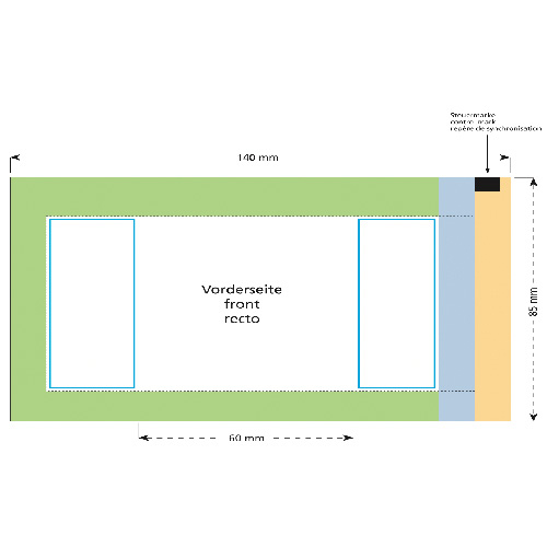 110443100 Sachet personnalisé M&M's crispy® - impression numérique bonbon kalfany Impression numérique (Couleurs max : 4, Surface max : N/A) - Recto verso (L: 140, H: 85)