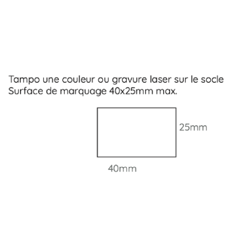PL26R Rose éternelle en terrarium socle en bois personnalisable - gravure laser idée nature gravure laser idée nature (Couleurs max : 1, Surface max : N/A) - Devant socle (L: 35, H: 20)